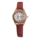 Folli Follie Red Leather Watch -   -  Folli Follie.